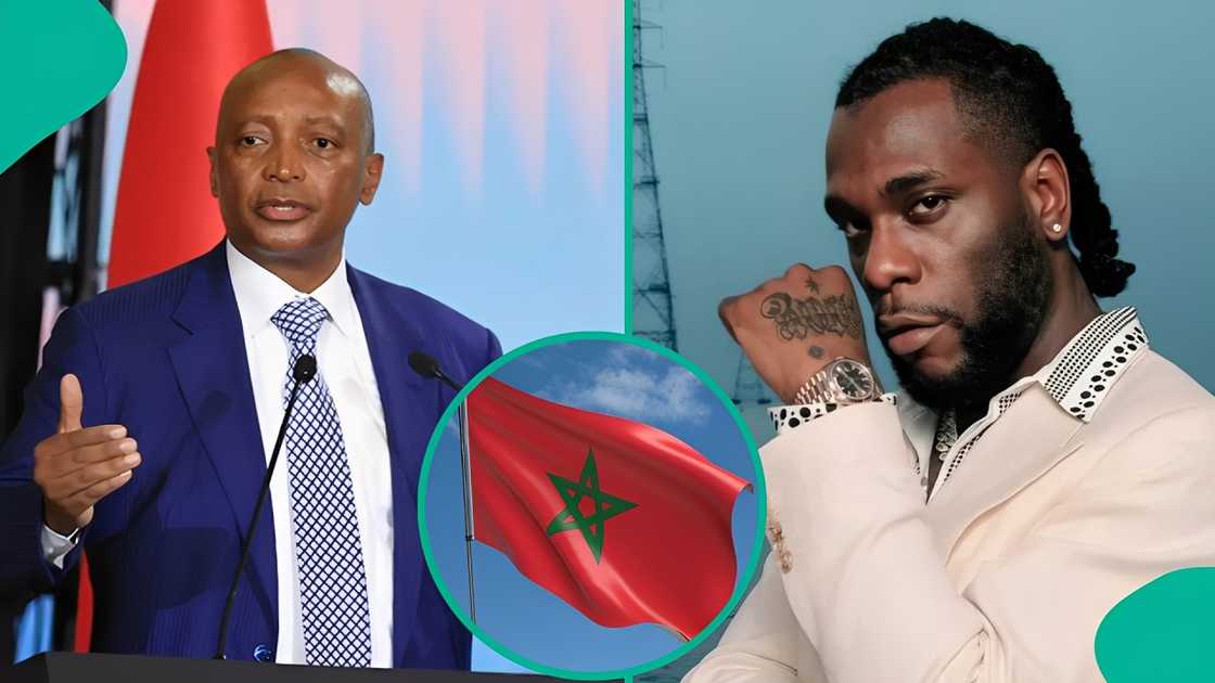 CAF president Patrice Motsepe reveals how Burna Boy was held at a Moroccan airport over jewellery before intervention resolved the issue ahead of his AFCON Fan Zone performance in Rabat. CAF president Patrice Motsepe reveals how Burna Boy was held at a Moroccan airport over jewellery before intervention resolved the issue ahead of his AFCON Fan Zone performance in Rabat.