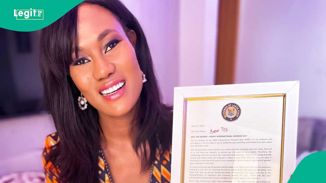 Arise News anchor and media personality Ojy Okpe pictured amid the announcement of the death of her father, retired police commissioner Chief Matthew Egwuenu. Arise News anchor and media personality Ojy Okpe pictured amid the announcement of the death of her father, retired police commissioner Chief Matthew Egwuenu.