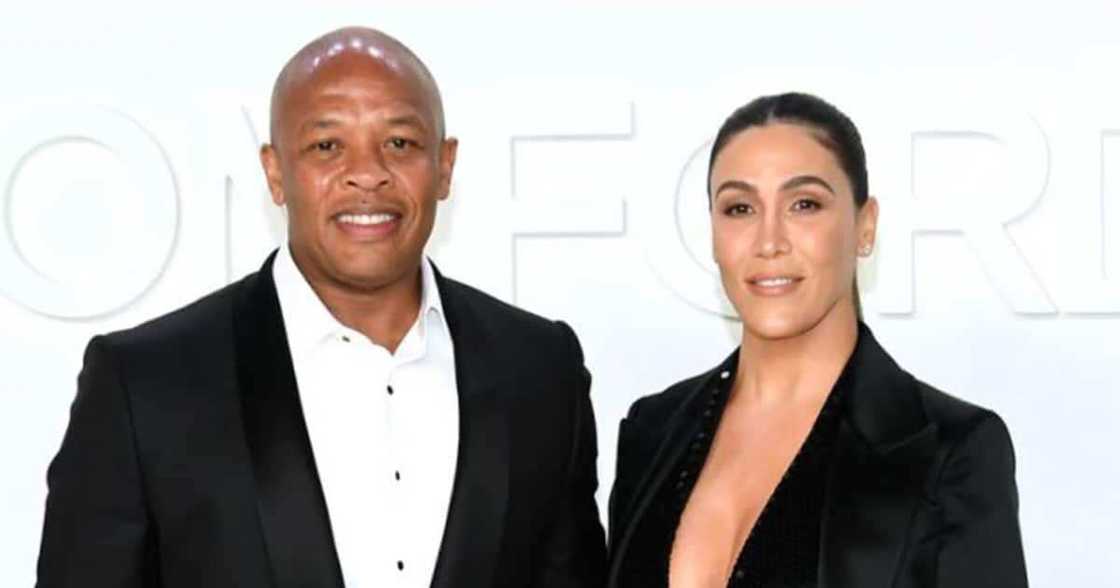 Dr Dre's and Nicole Young during happier times.