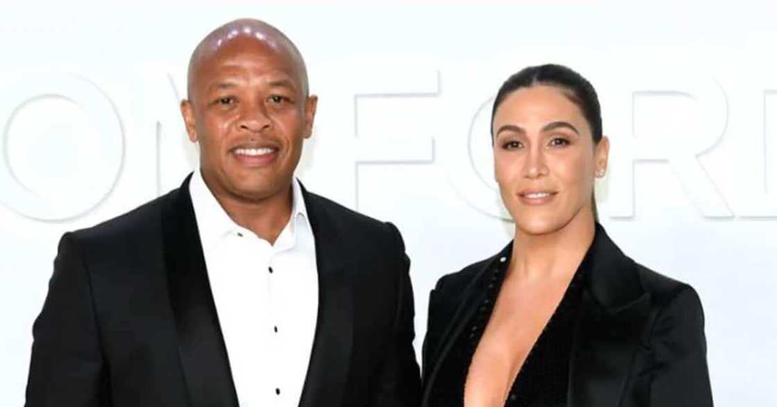Dr Dre's and Nicole Young during happier times. Dr Dre's and Nicole Young during happier times.