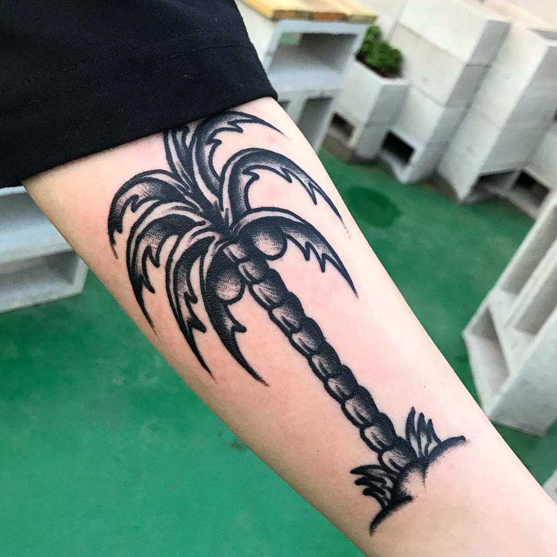 palm tree tattoo design palm tree tattoo design