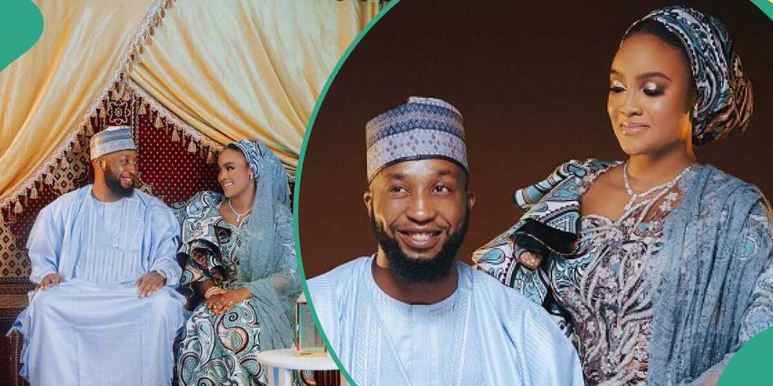 An sha shagalin bikin dan ministan tsaro da amaryarsa An sha shagalin bikin dan ministan tsaro da amaryarsa