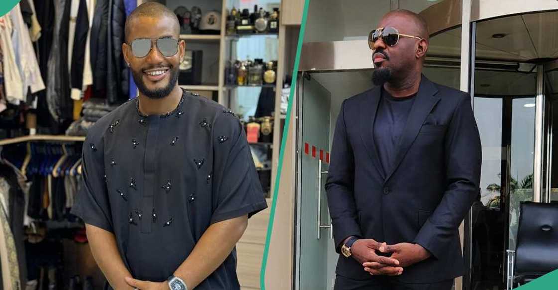 Alexx Ekubo and Jim Iyke slay in black