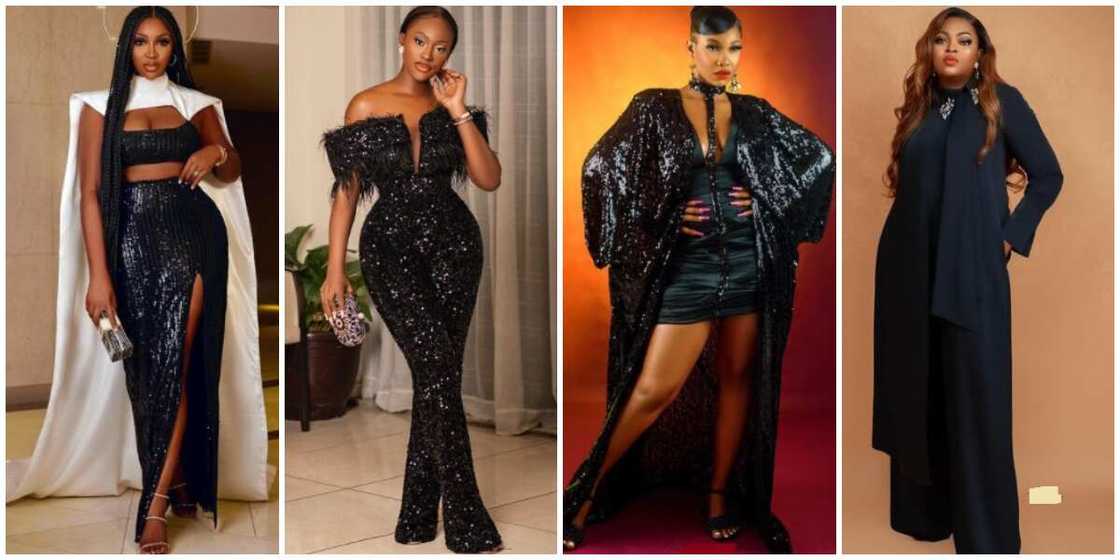 Photos of Nigerian celebrities.