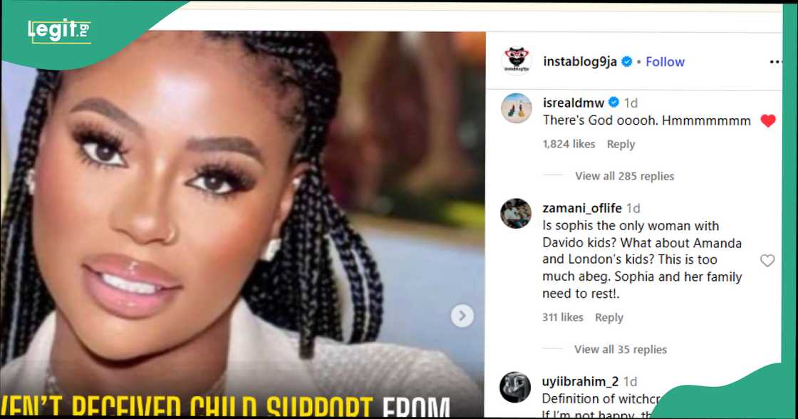Israel DMW responds as Sophia Momodu says she receives nothing from Davido
