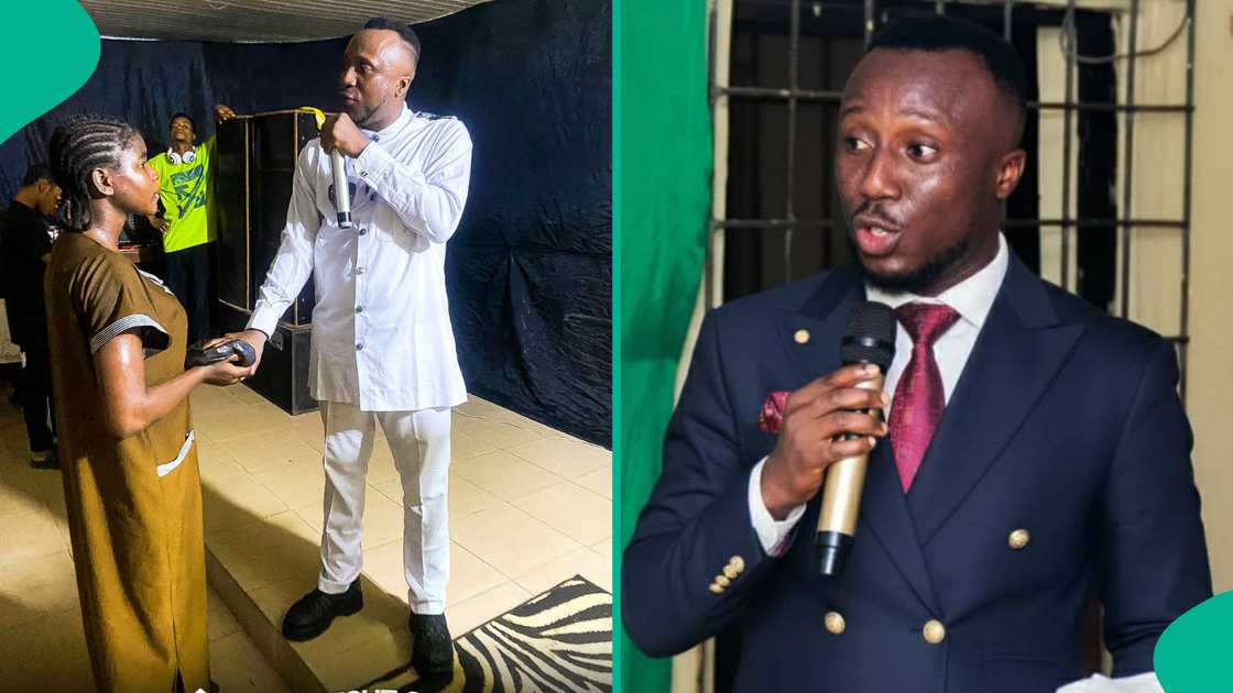 Pastor shares why he gave his entire offering of the night to lady who attended his church service Pastor shares why he gave his entire offering of the night to lady who attended his church service