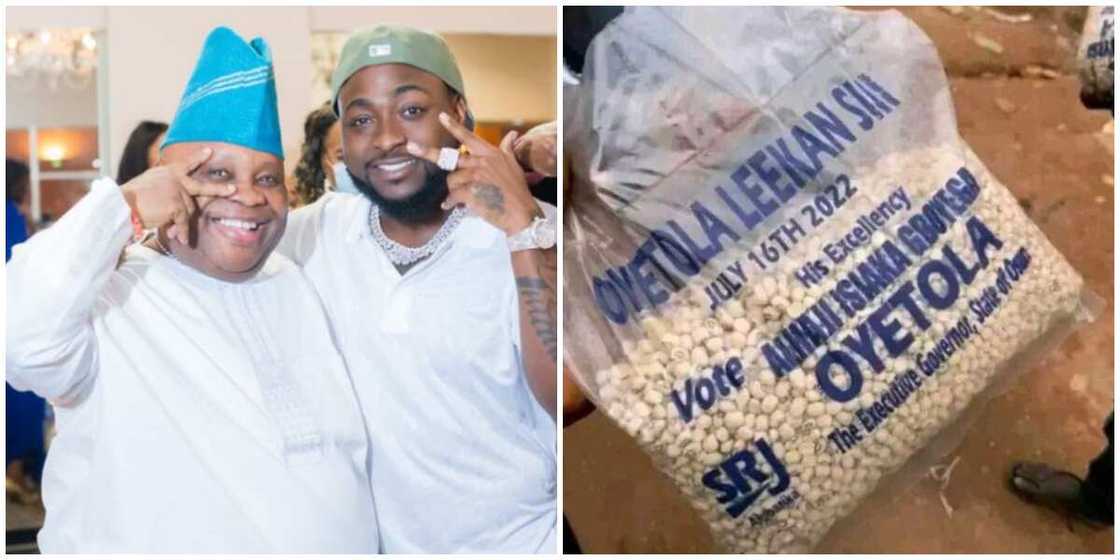 Davido and his uncle Adeleke Davido and his uncle Adeleke