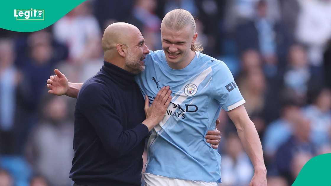 Erling Haaland, Manchester City, Arsenal, Etihad Stadium, Premier League, Football. Erling Haaland, Manchester City, Arsenal, Etihad Stadium, Premier League, Football.