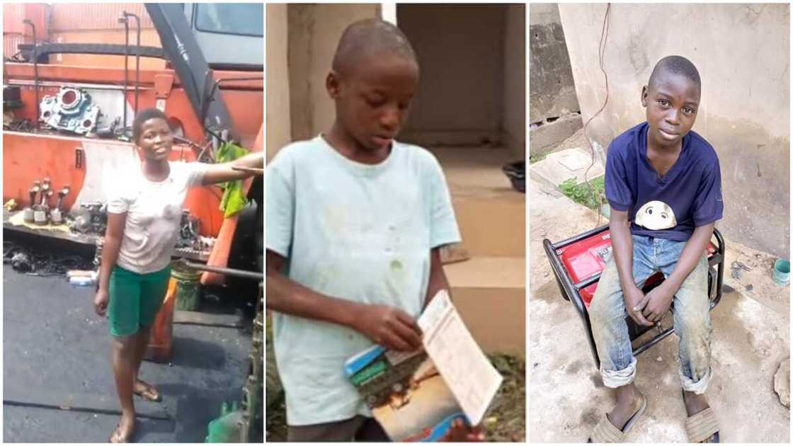 One of the kids is very good at repairing generators. One of the kids is very good at repairing generators.