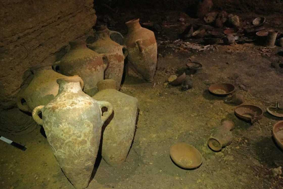 The cave has been resealed and is under guard while a plan for its excavation is being formulated The cave has been resealed and is under guard while a plan for its excavation is being formulated