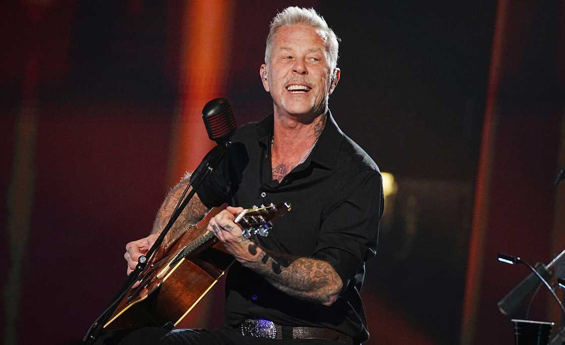 James Hetfield of Metallica performs onstage at the 2022 Helping Hands Concert James Hetfield of Metallica performs onstage at the 2022 Helping Hands Concert