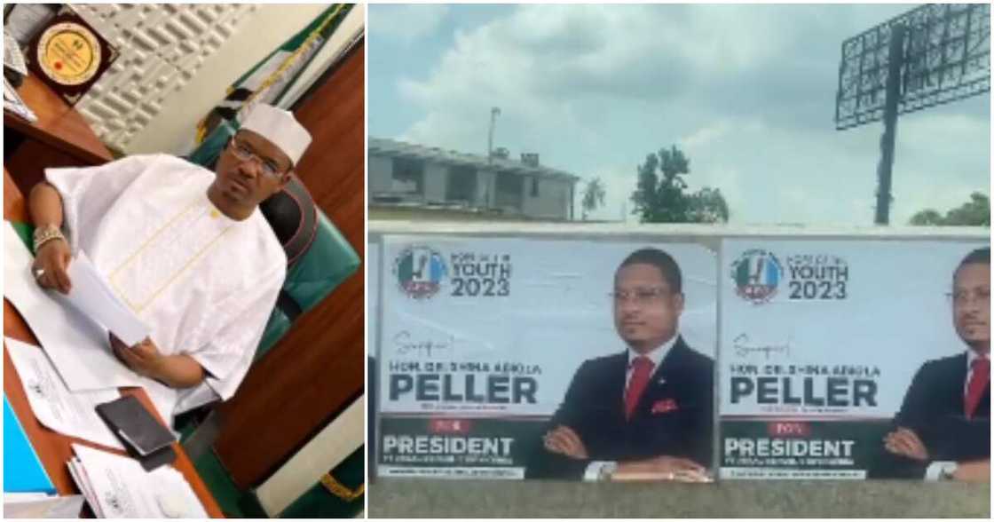 Shina Peller presidential campaign posters Shina Peller presidential campaign posters