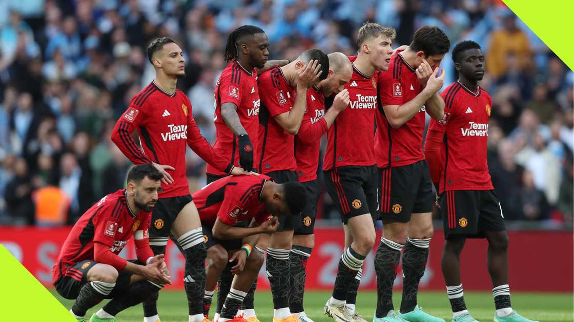 Manchester United players in the FA Cup Semi-final. Manchester United players in the FA Cup Semi-final.