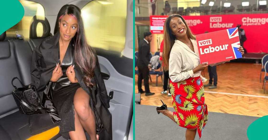 DJ Cuppy participates in UK politics, shows support for party.