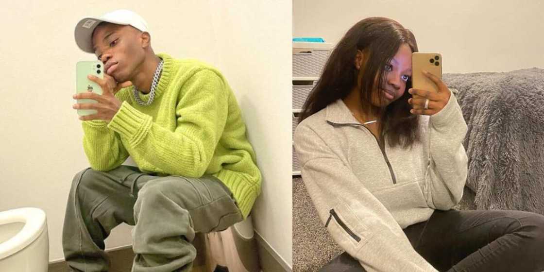 Lyta and his babymama Kemi Lyta and his babymama Kemi