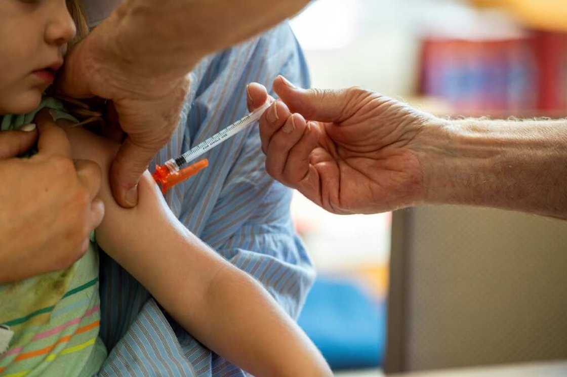 A survey carried out by the Kaiser Family Foundation in May found only one-in-five parents of children under five were eager to get them vaccinated right away A survey carried out by the Kaiser Family Foundation in May found only one-in-five parents of children under five were eager to get them vaccinated right away