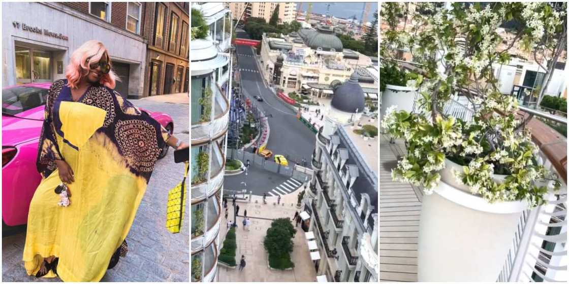 Ote Money: DJ Cuppy Watches Monaco Grand Prix From Her Rich Family’s Home Balcony in Monte Carlo, Fans React Ote Money: DJ Cuppy Watches Monaco Grand Prix From Her Rich Family’s Home Balcony in Monte Carlo, Fans React