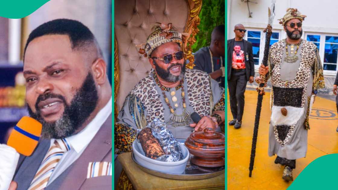 Pastor reportedly becomes king in Imo state. Pastor reportedly becomes king in Imo state.