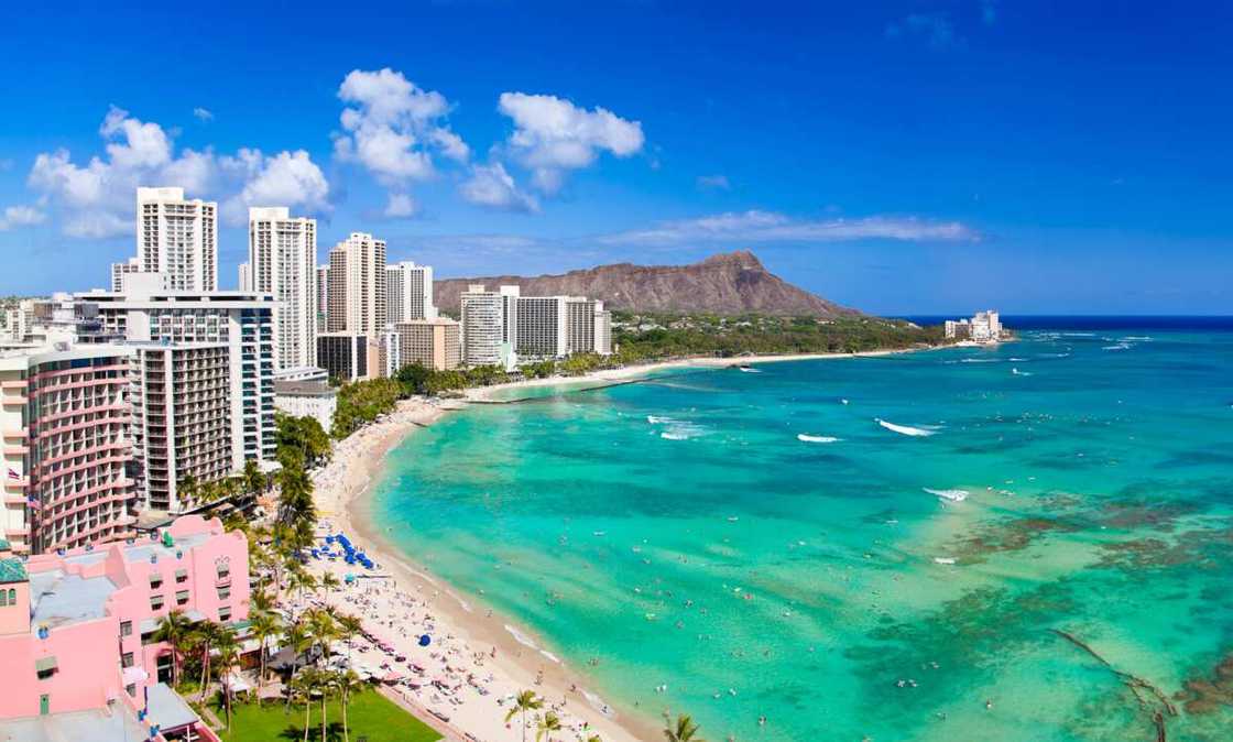 A resort at Waikiki beach in Hawaii