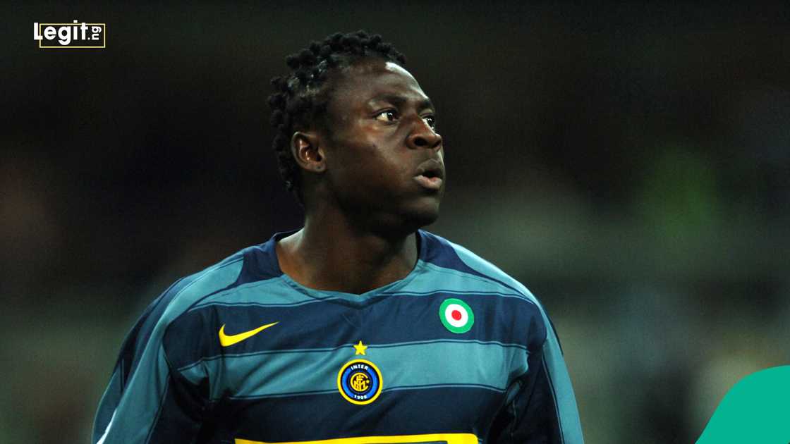 Obafemi Martins, Inter Milan, UEFA, Champions League, Villarreal, Italy, charity, match, Nigeria, Super Eagles. Obafemi Martins, Inter Milan, UEFA, Champions League, Villarreal, Italy, charity, match, Nigeria, Super Eagles.