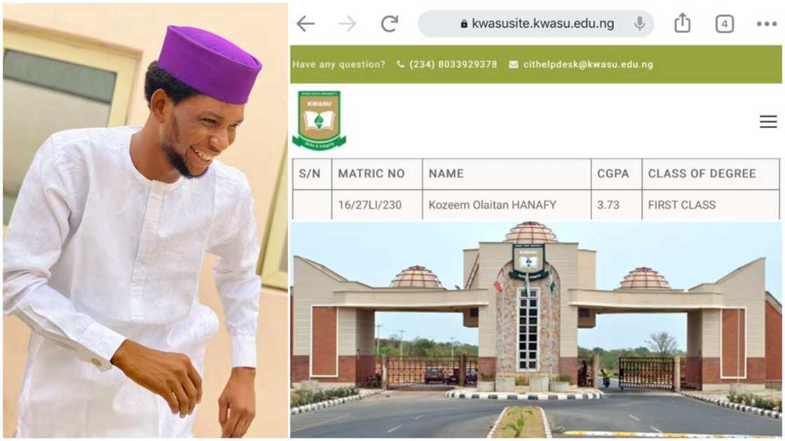 Man graduates with first class, many celebrates him on Twitter