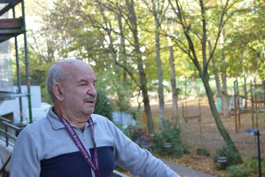 Holocaust survivor Borys Shyfrin at his care home in Germany Holocaust survivor Borys Shyfrin at his care home in Germany