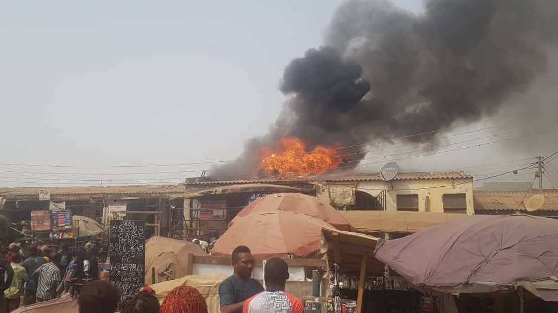 Yanzu-yanzu: Gobara ta tashi a tashar motar Jabi da ke Abuja