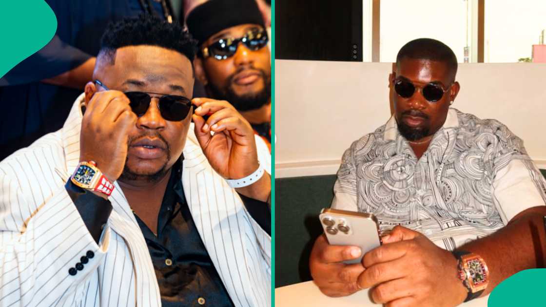 Cubana Chiefpriest reacts to Don Jazzy's new N650 million wristwatch.