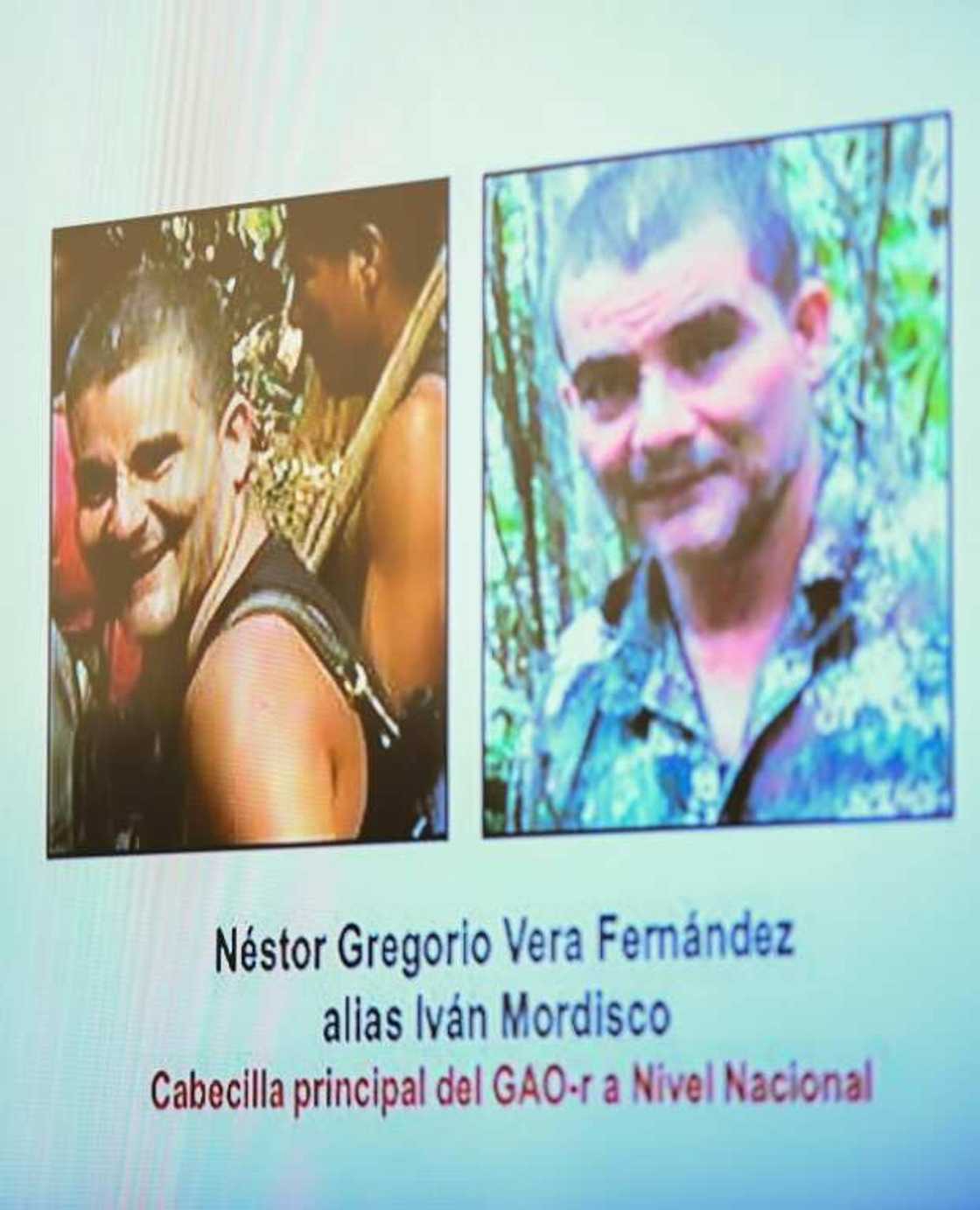 Defense Ministry handout picture of FARC dissident commander Nestor Vera, aka Ivan Mordisco Defense Ministry handout picture of FARC dissident commander Nestor Vera, aka Ivan Mordisco