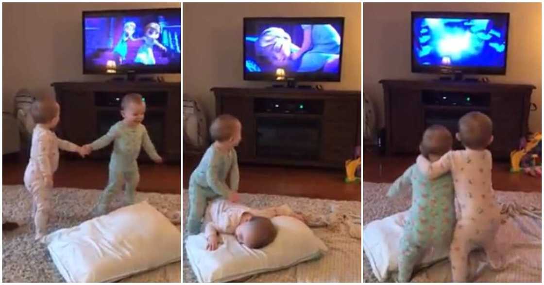 Popular Frozen cartoon, Frozen cartoon, two babies recreate Frozen, Frozen movie 2013 Popular Frozen cartoon, Frozen cartoon, two babies recreate Frozen, Frozen movie 2013