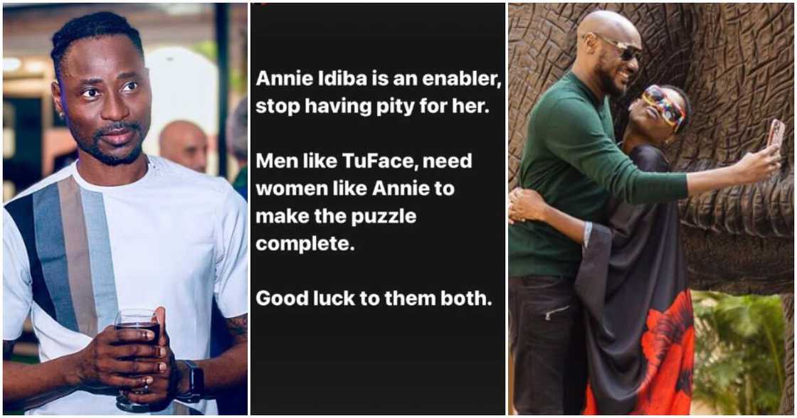 Bisi Alimi speaks on Annie Idibia and 2baba