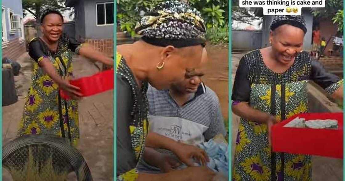 Mum screams after seeing money bouquet daughter brought for her Mum screams after seeing money bouquet daughter brought for her