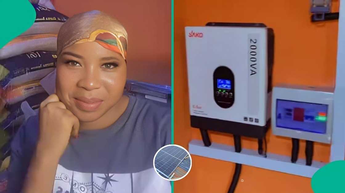 Woman reveals number of panels used in 2kVA solar setup for her shop