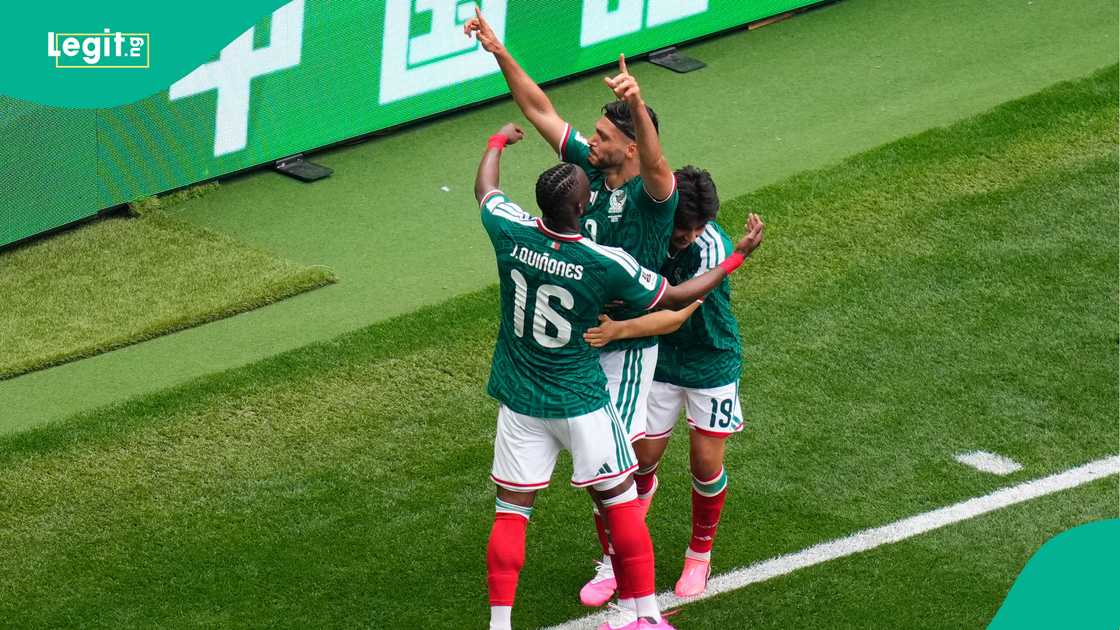 Julian Quinones, Raul Jimenez, Gilberto Mora, Mexico, South Africa, 2026 FIFA World Cup. Julian Quinones, Raul Jimenez, Gilberto Mora, Mexico, South Africa, 2026 FIFA World Cup.