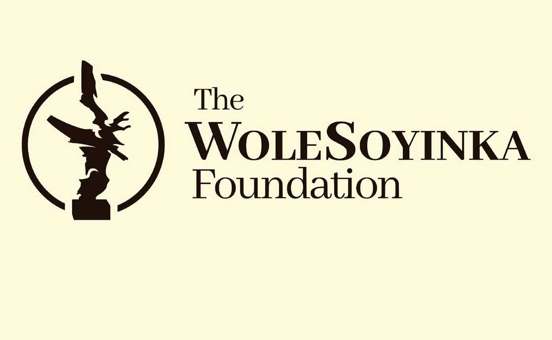 The logo and name of the Wole Soyinka Foundation