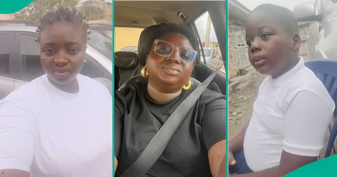 A Nigerian woman, Omalicha Nma, shares what her little son asked about his late father in an emotional video on Facebook. A Nigerian woman, Omalicha Nma, shares what her little son asked about his late father in an emotional video on Facebook.