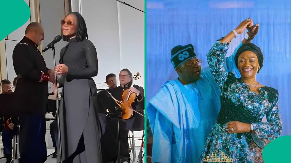 Asa performs for Bola Tinubu and his wife in France