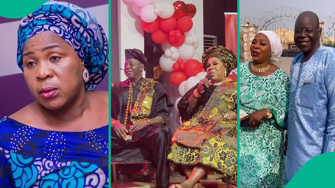 Rare video of Nollywood veteran Madam Saje and husband Rafiu Balogun at Valentine’s Day couple retreat surprises fans and warms hearts online. Rare video of Nollywood veteran Madam Saje and husband Rafiu Balogun at Valentine’s Day couple retreat surprises fans and warms hearts online.