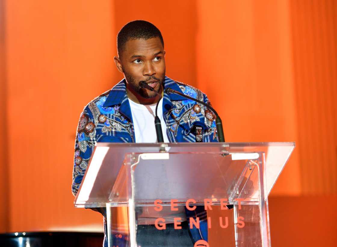 Frank Ocean at Vibiana in Los Angeles, California.