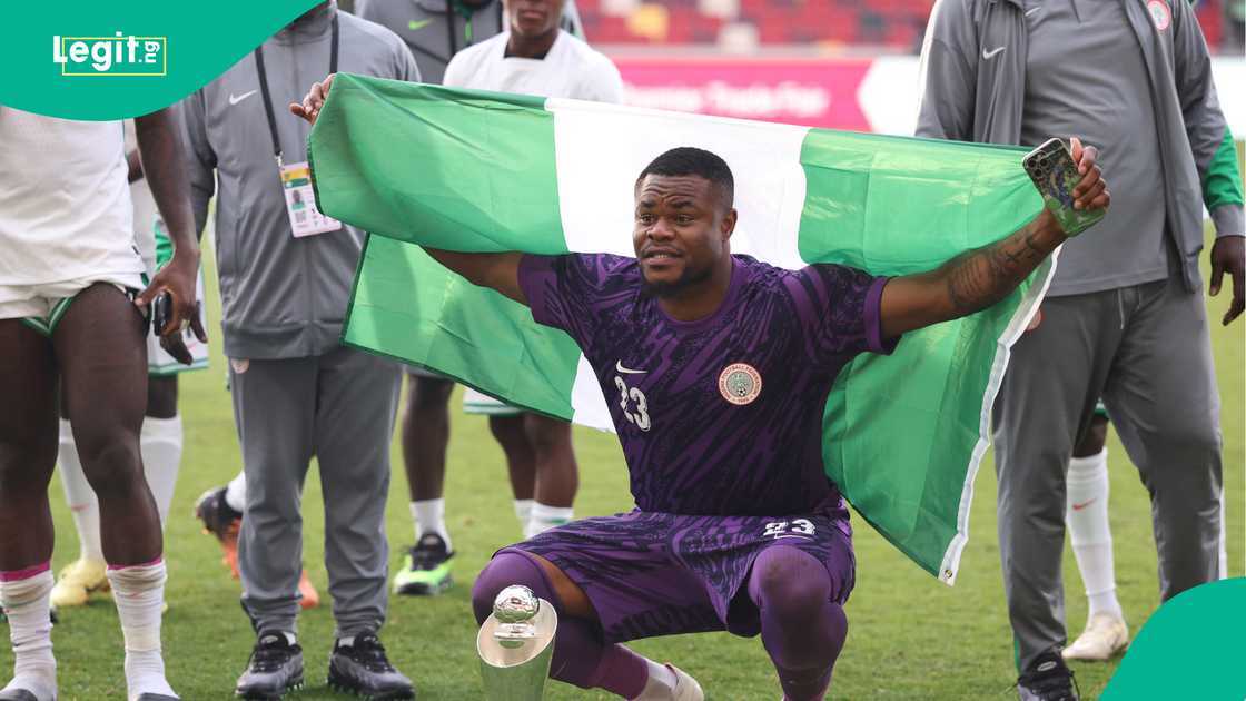 Stanley Nwabali at the center of transfer speculation after AFCON 2025. Stanley Nwabali at the center of transfer speculation after AFCON 2025.