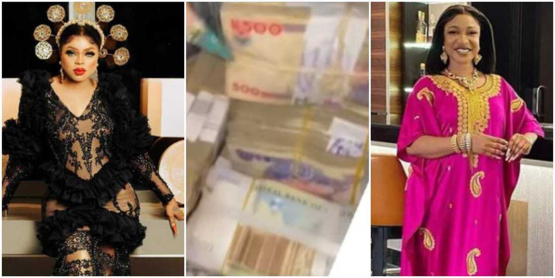 Bobrisky shades Tonto Dikeh Bobrisky shades Tonto Dikeh