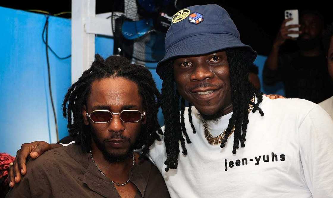 Kendrick Lamar and Stonebwoy Kendrick Lamar and Stonebwoy