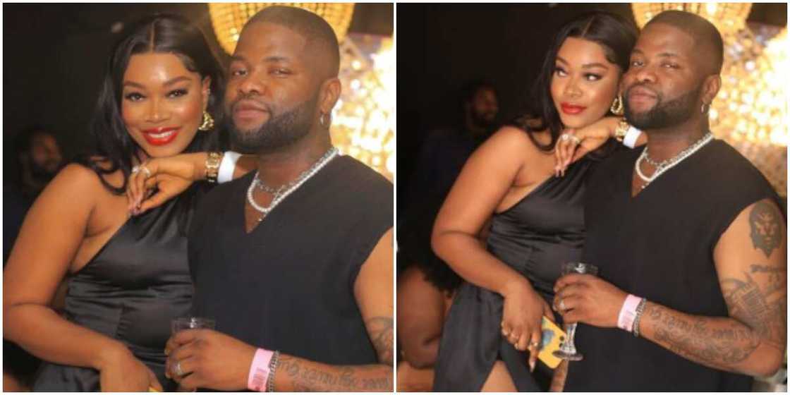 Skales and wife Skales and wife