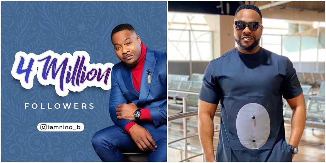 Nollywood Actor Bolanle Ninalowo Excited as He Hits 4 Million Followers on Instagram