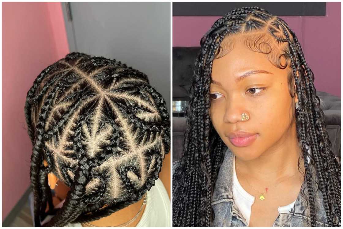 Heart stitch boho braids Heart stitch boho braids