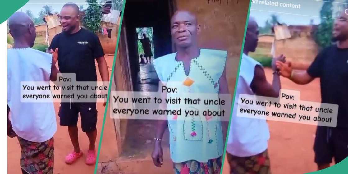 Visiting families in the village/Family reunion. Visiting families in the village/Family reunion.