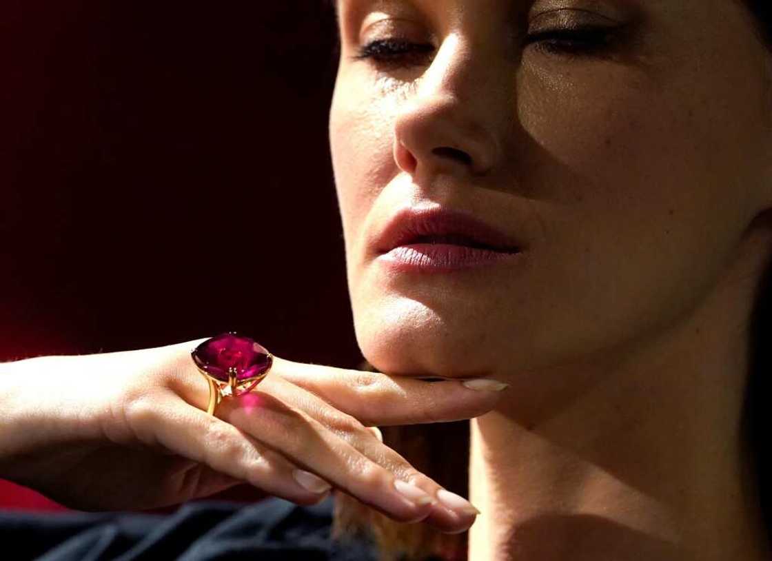 The 55.22-carat Estrela de Fura is the most valuable ruby ever sold at auction The 55.22-carat Estrela de Fura is the most valuable ruby ever sold at auction