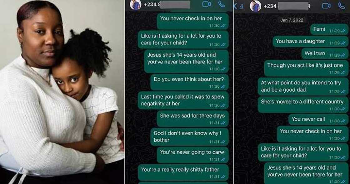 Lady exposes her chat with deadbeat baby daddy Lady exposes her chat with deadbeat baby daddy