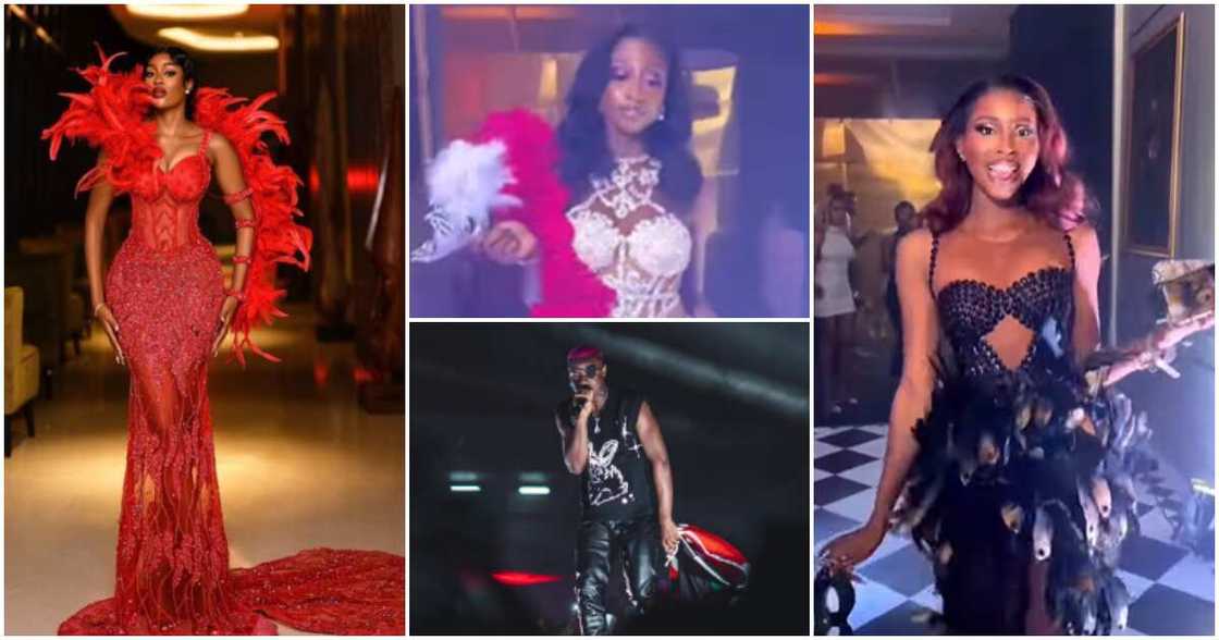 Photos of BBNaija stars Doyin, Modella and Ruger at Beauty's birthday party Photos of BBNaija stars Doyin, Modella and Ruger at Beauty's birthday party
