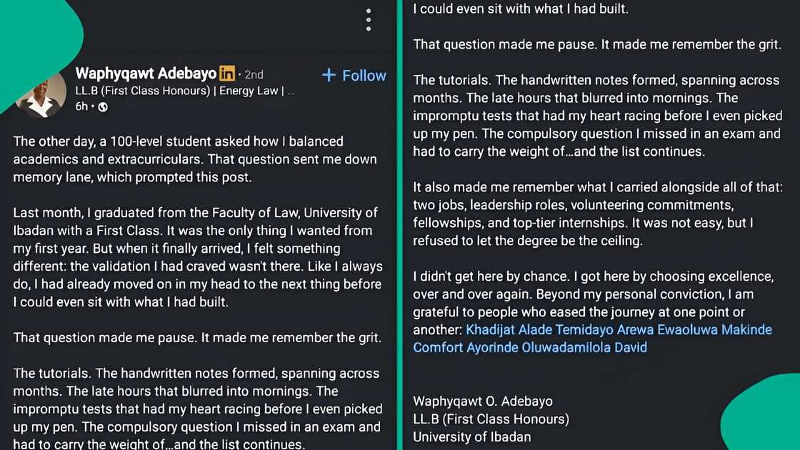 Graduate recalls surprising question asked by 100‑level student Graduate recalls surprising question asked by 100‑level student